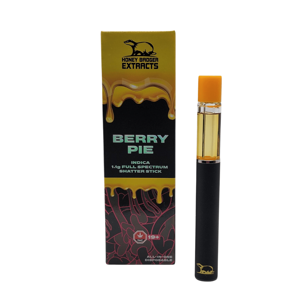 Berry Pie - 1.1G Disposable Shatter Pen by Honey Badger