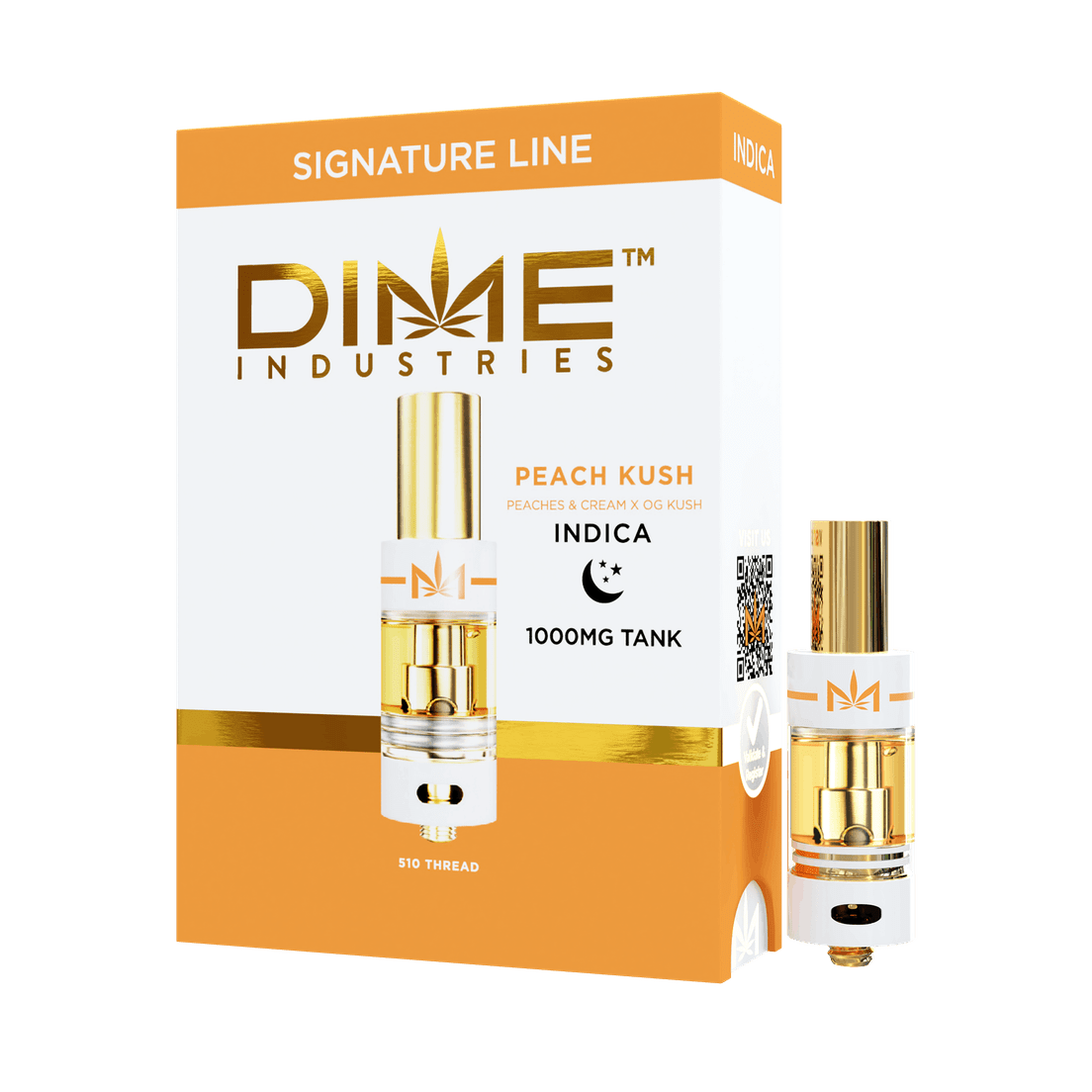 Peach Kush Signature Line 1000MG Cartridge Tank