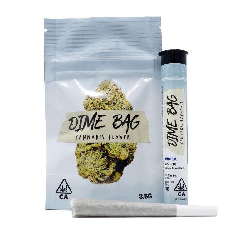 Dime Bag 3.5g Bag: Hindu Kush