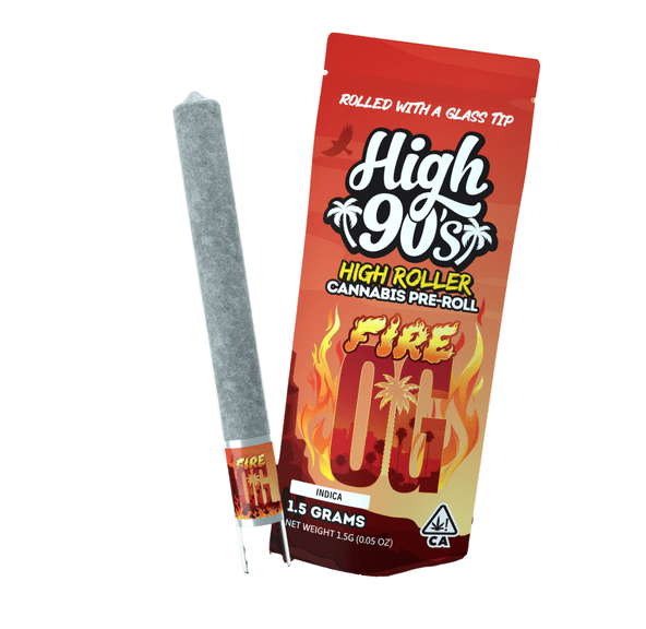 High 90s | Preroll | 1.5g | w/Glass Tip | Fire OG
