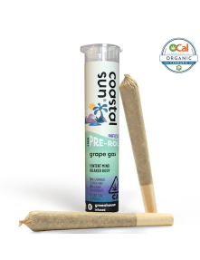 Coastal Sun - Grape Gas 2pk Infused Preroll 1.5g