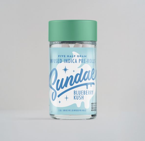 Blueberry Kush 5pk Infused Pre Rolls 2.5g