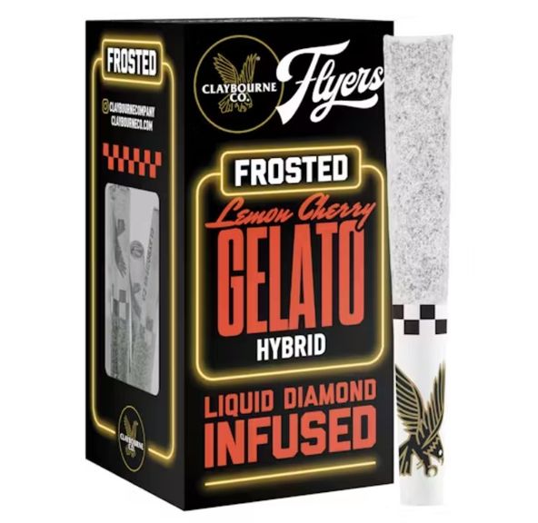 Lemon Cherry Gelato - Diamond Frosted Flyers Pre-Rolls