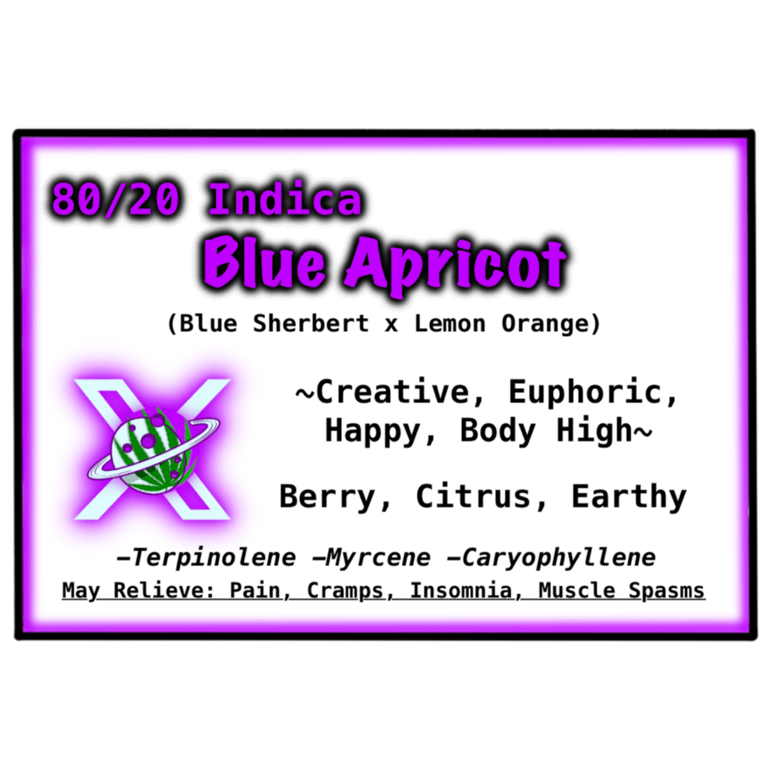Blue Apricot ($25 Tier)