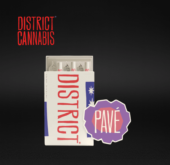 District Cannabis | Pavé | 6pk Pre-rolls .5g ea | 3g Total | Sativa-Hybrid