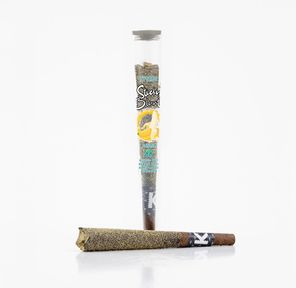 1 x 1g Shatter Infused Blunt Hybrid Banana by KushKraft