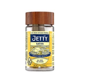 Jetty Live Resin Infused Pre-roll 5pk Super Lemon Haze x Garlic Grove 2.5g
