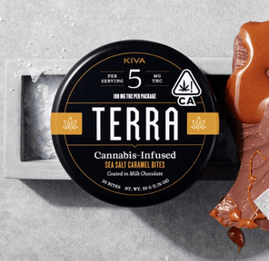 Kiva Confections - Terra Sea Salt Caramel Bites (5mg - 50g)
