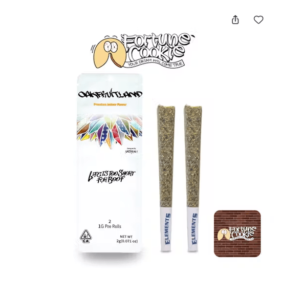 Oakfruitland - Fortune Cookie Dual Pack Preroll 2g