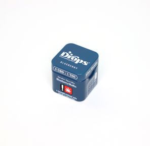Drops Singles Blueberry Gummies 200mg CBD / 50mg THC