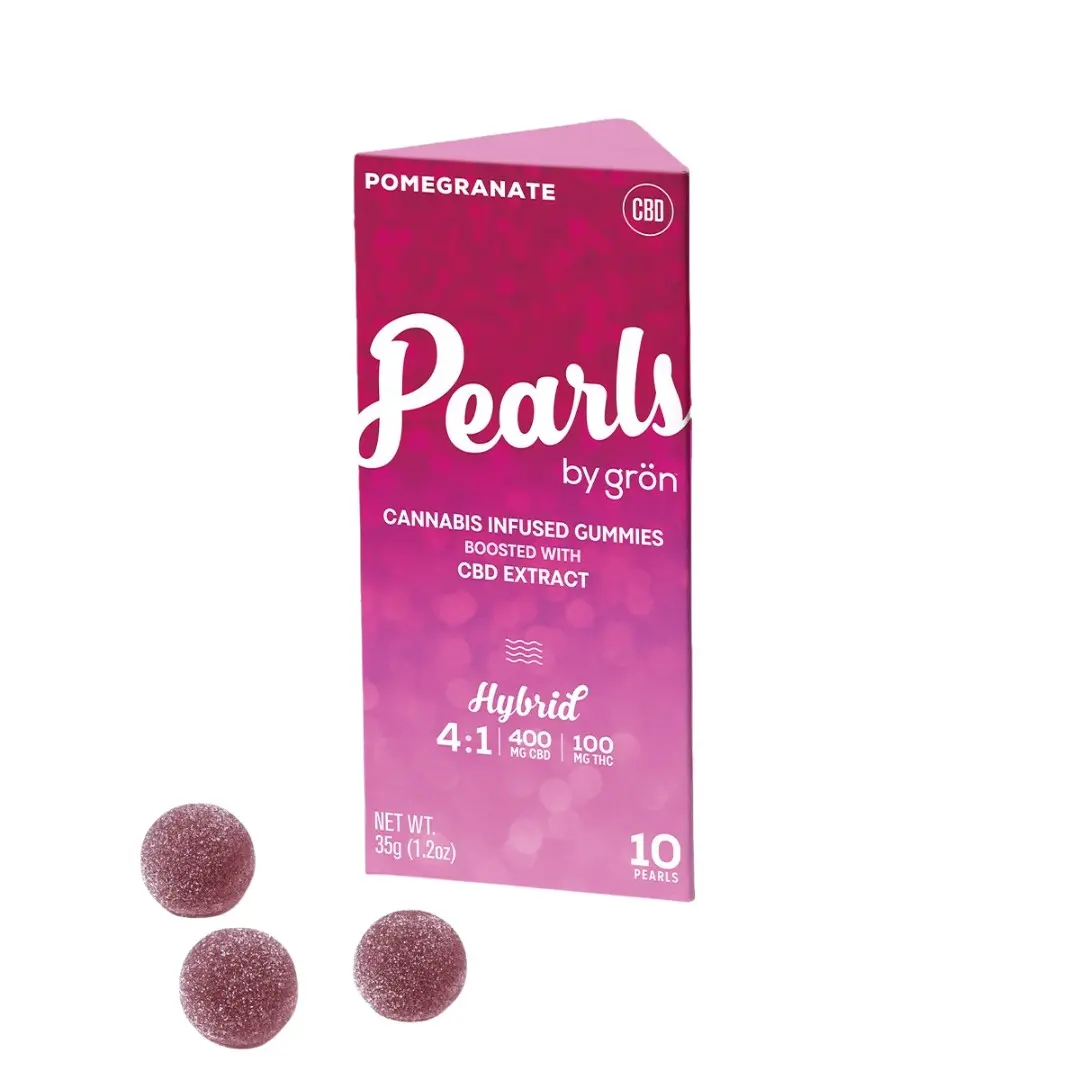 Pearls Gummies Pomegranate 4:1 CBD / THC