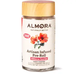Hibiscus Sunrise 5pk Artisan Infused Pre Rolls 2.5g 2.50 g