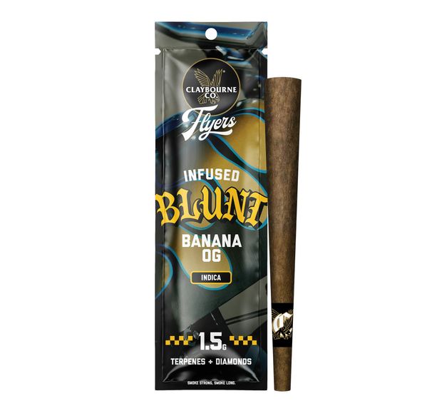 Claybourne Co. - Flyers Infused Blunt - 1.5g - Banana OG