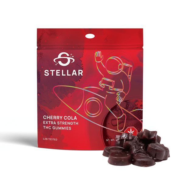 1000mg Cherry Cola Comet Gummies by Stellar Treats