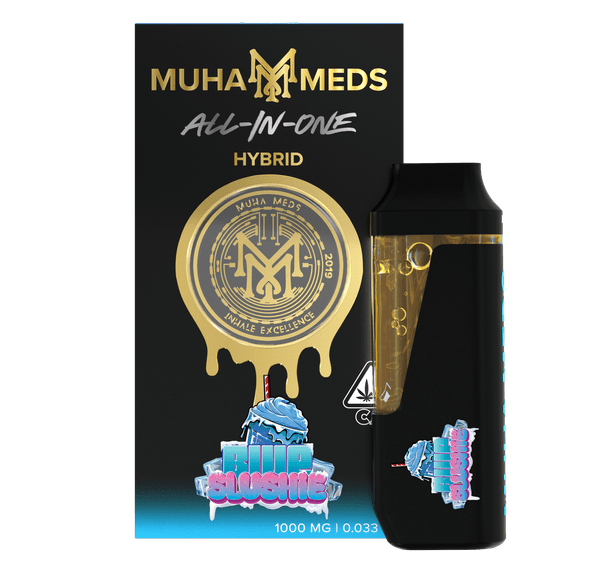 Muha | AIO Vape | 1g | Distillate | Blue Slushie