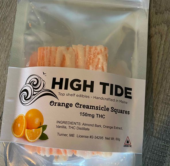 150mg High Tide Orange Creamsicle Squares