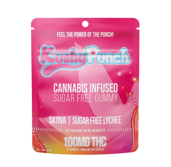 Sugar Free Lychee Gummy 100mg