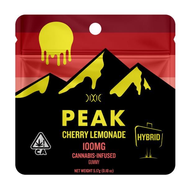 Dixie Peak Singles Gummy Cherry Lemonade 100mg