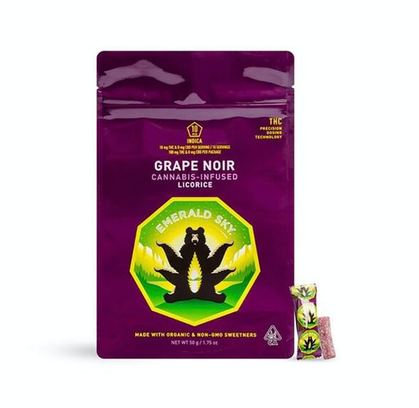 Emerald Sky - Edible - Grape Noir Licorice - 100mg