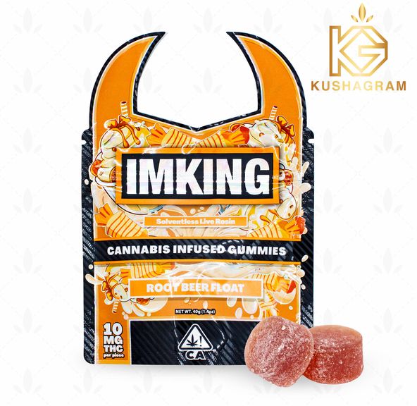 IMKING - 100mg Root Beer Float Rosin Gummies