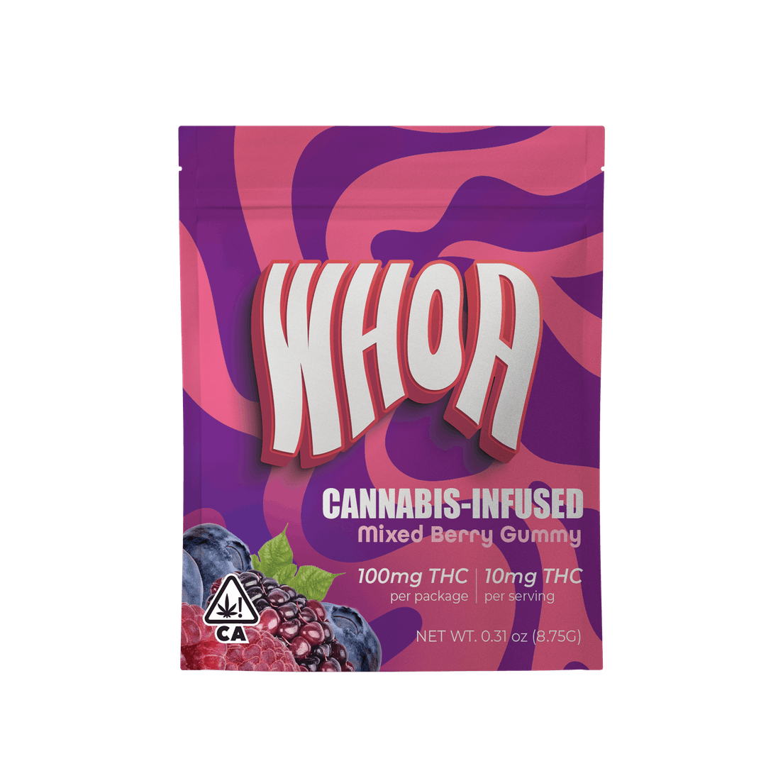 Whoa- MIXED BERRY GUMMIES 100MG