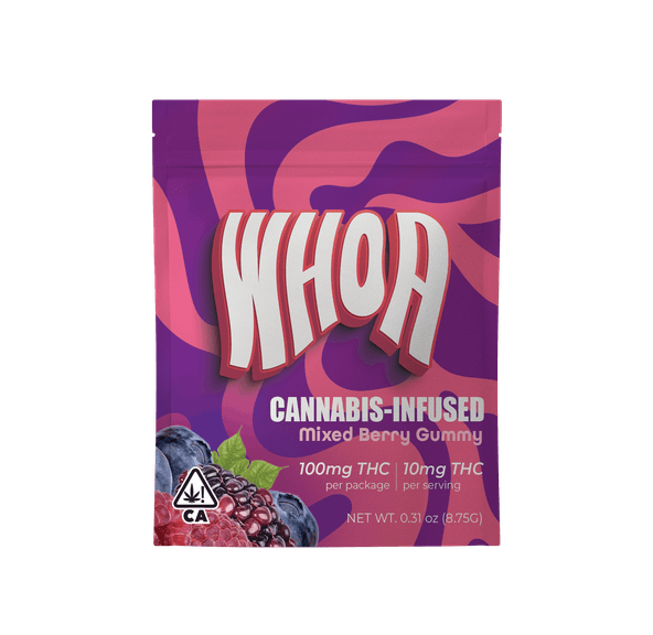 Whoa- MIXED BERRY GUMMIES 100MG