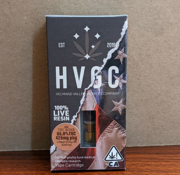 THC Bomb, .5g Cartridge, 85.0% - HVGC