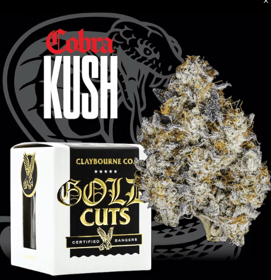 [Claybourne Co.] Gold Cut Flower - 3.5g - Cobra Kush (H)