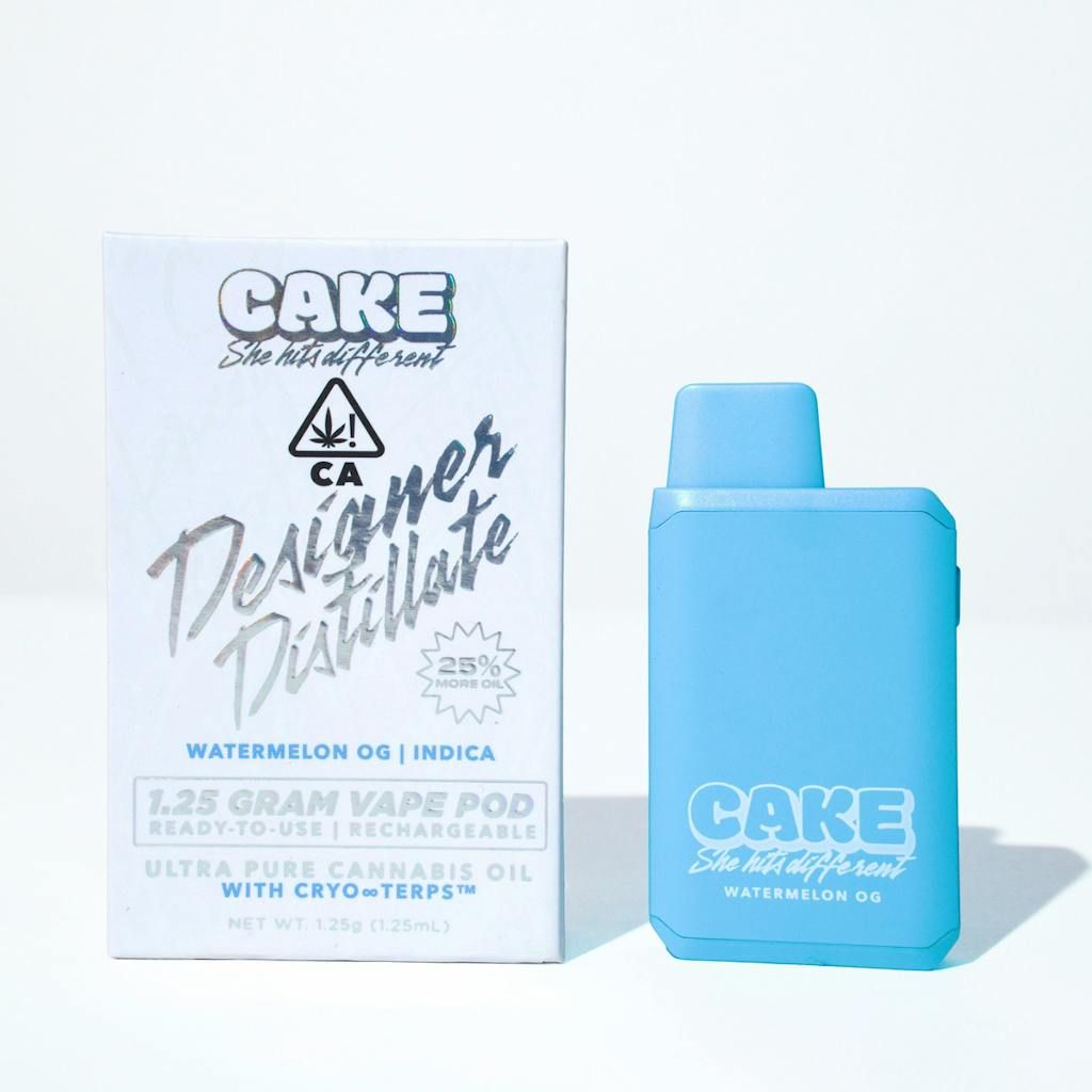 Cake Brand - Watermelon OG - Disposable Vape - 1.25g