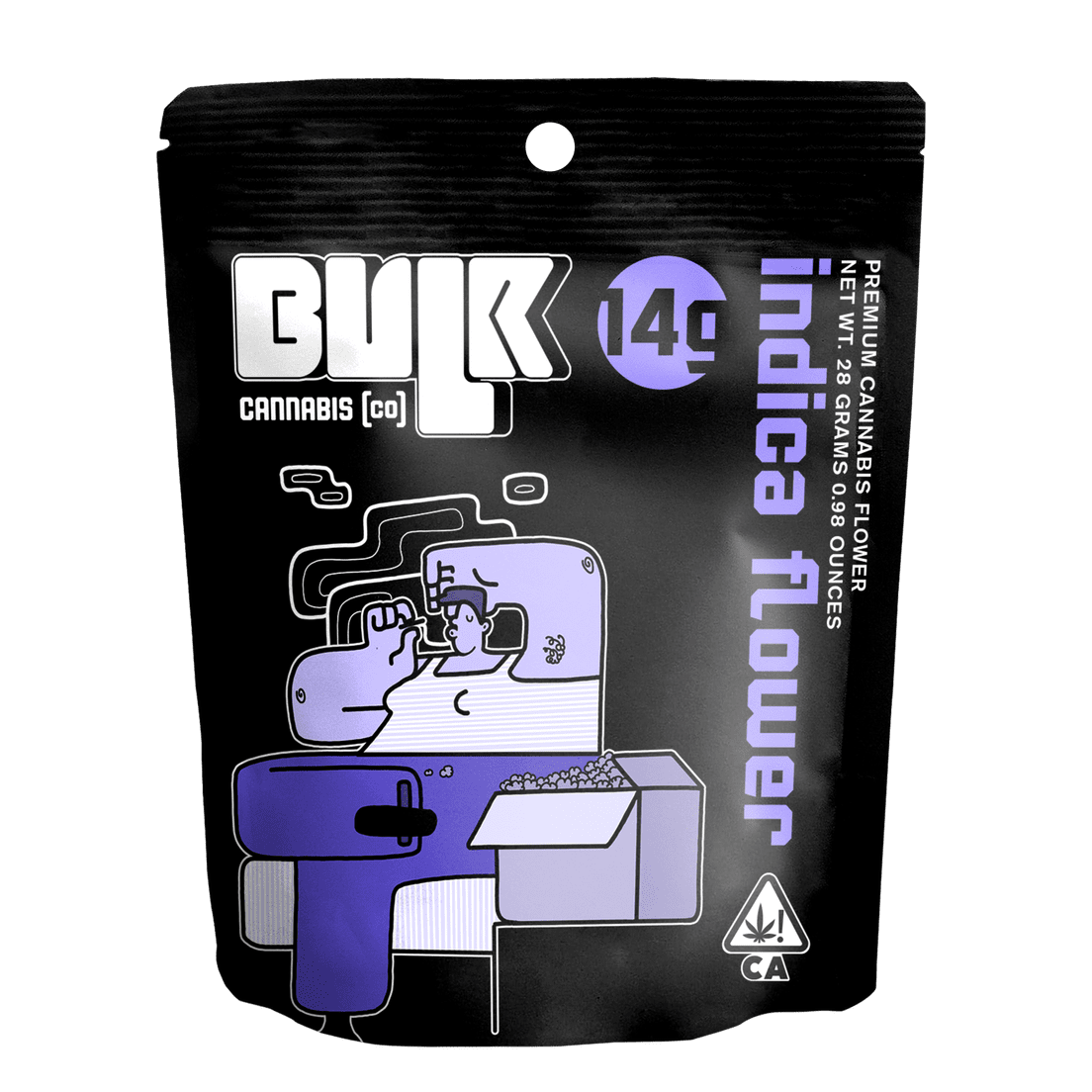 Bulk Flower Blueberry Space Cake 14g