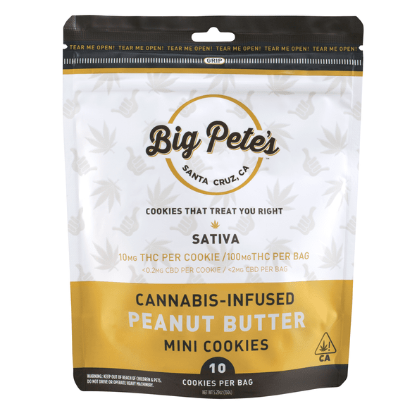 Big Pete’s - Peanut Butter Cookies - Sativa! - 100mg
