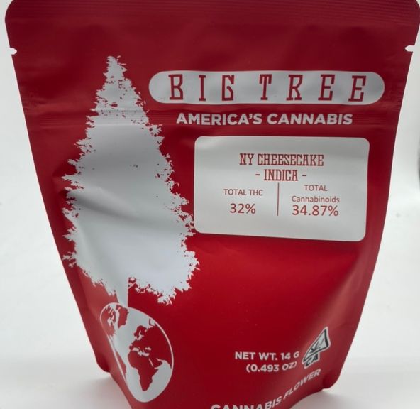NY Cheesecake (indica) - 14g Flower (THC 32%) by Big Tree Cannabis **Buy 2 for $100**