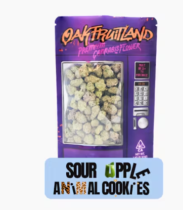 Oakfruitland - Sour Apple x Animal Cookies 14g