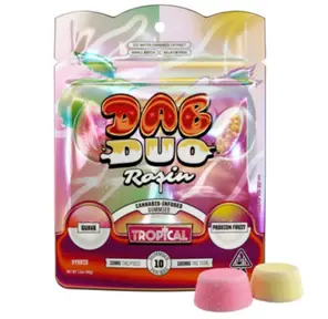 ABX - Guava + Passion Fruit Dab Duos Rosin Gummies - 100mg