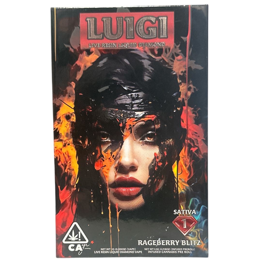 Luigi - Rageberry Blitz All-In-One Disposable 1g at Ivyhill | Sweede
