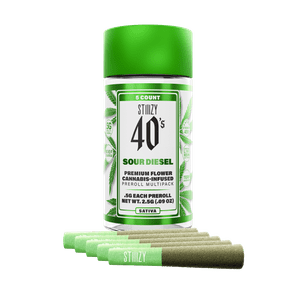 .5G 40S PREROLL MULTI PACK - SOUR DIESEL 2.50 g