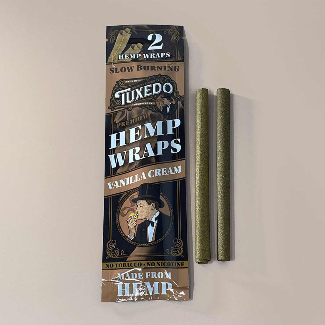 Tuxedo Wrap Vanilla Cream 2pk