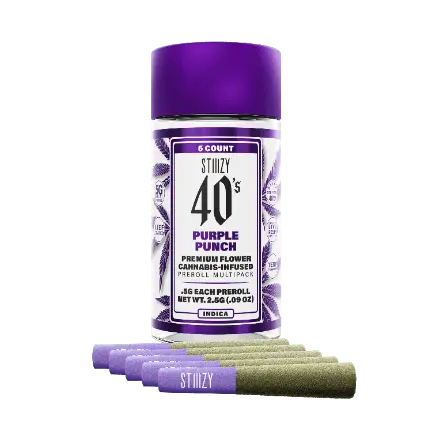 .5G 40S PREROLL MULTI PACK - PURPLE PUNCH 2.50 g