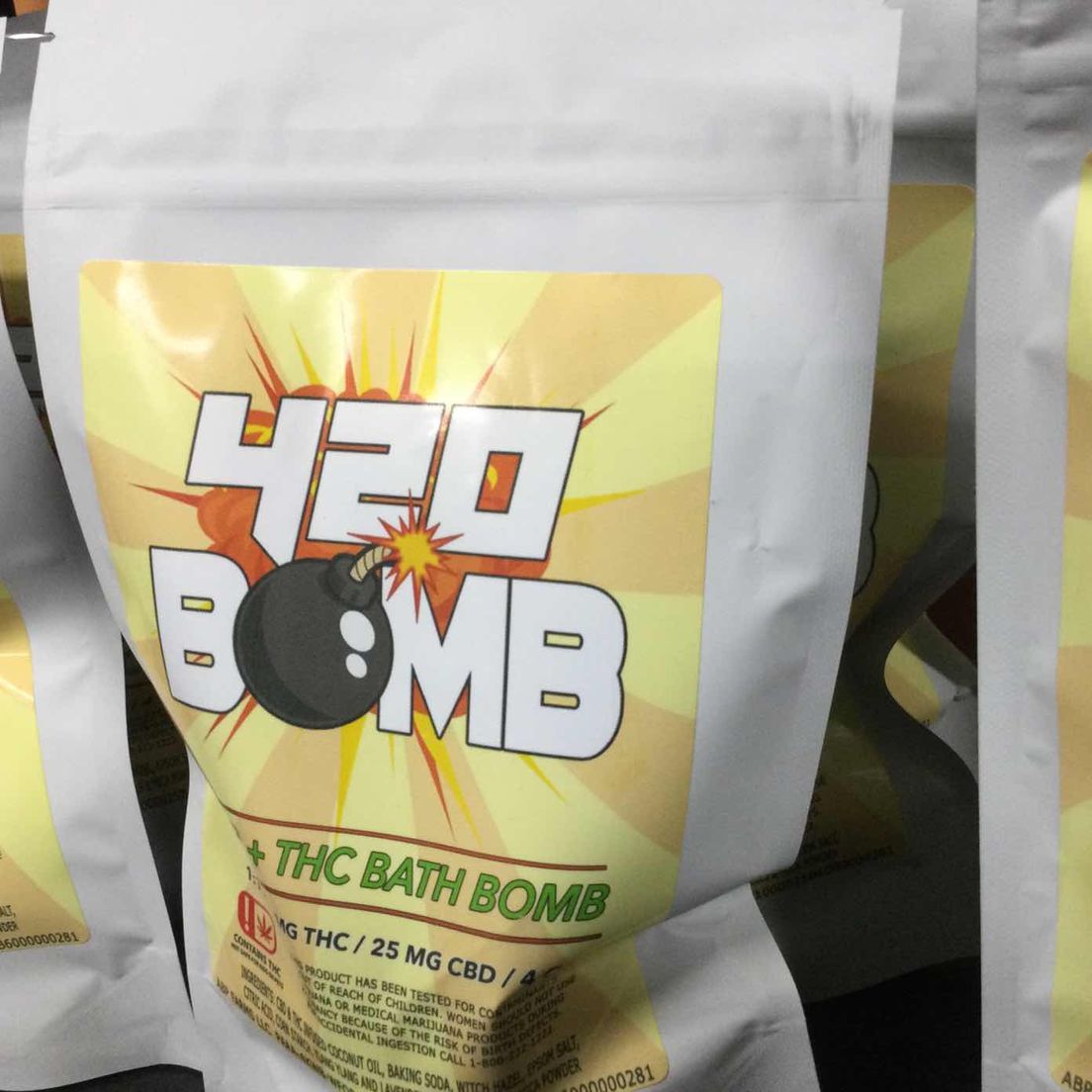 420 Bomb Bath Bomb 50 Mg