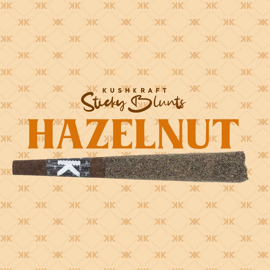 1 x 1g Shatter Infused Blunt Hybrid Hazelnut by KushKraft