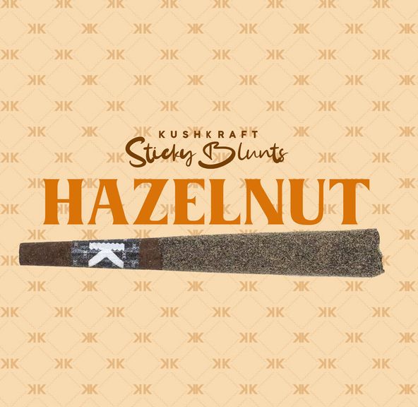 1 x 1g Shatter Infused Blunt Hybrid Hazelnut by KushKraft