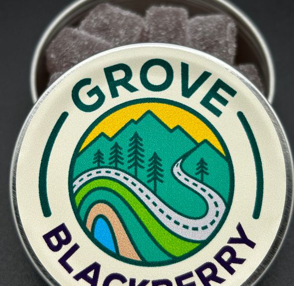 Blackberry Grove Live Resin Gummy 500mg - Made by Le Kien Kitchen