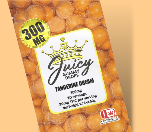 Tangerine Dream 300mg-10 count-Juicy Gummy Drops