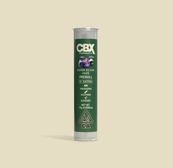 CANNABIOTIX - .75G PREROLL - SUPER SILVER HAZE