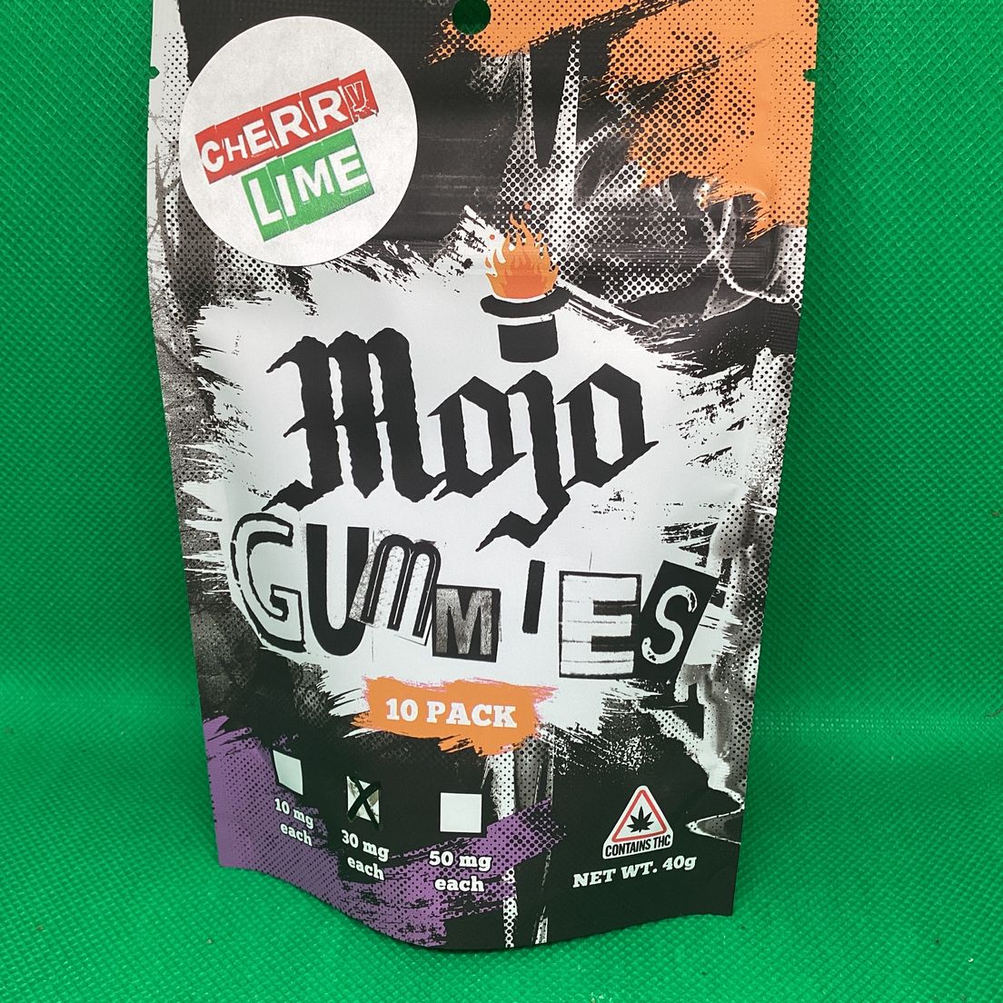 Mojo Medibles- Cherry Lime- Gummies- 300mg