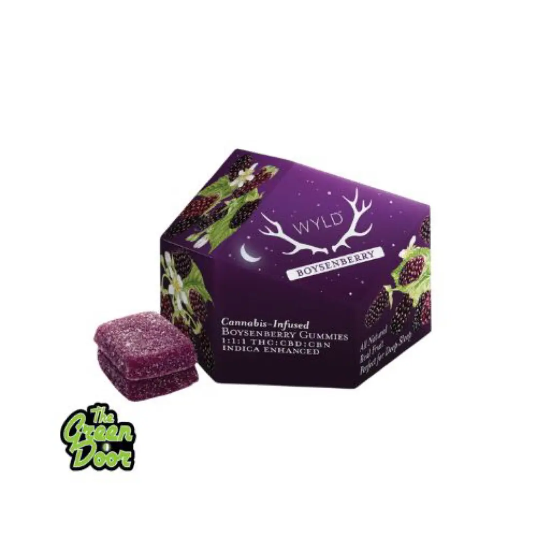 WYLD - Boysenberry CBN 1:1 - Gummies - 10PK - 100MG