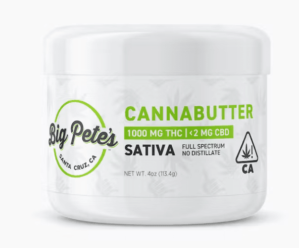 BIG PETES- CANNABUTTER SATIVA 1000MG
