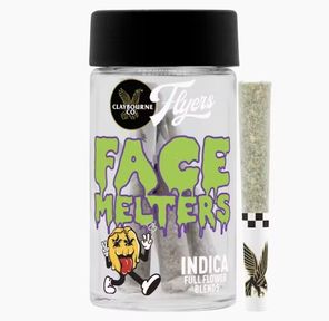 Claybourne Co.- Face Melters Prerolls 7pk 3.5g (H)