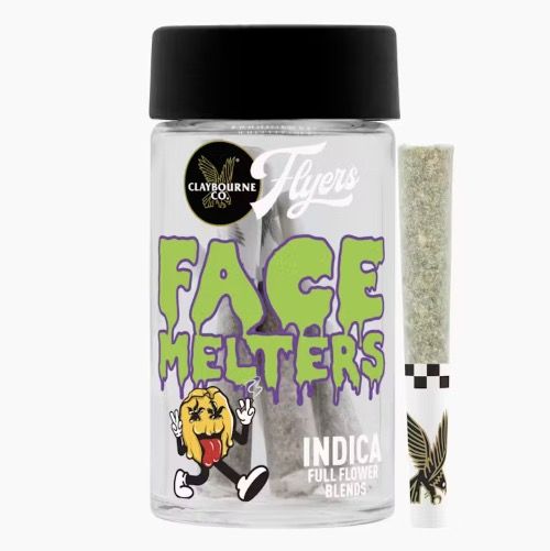 Claybourne Co.- Face Melters Prerolls 7pk 3.5g (H)