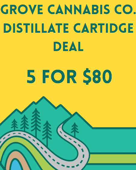 Grove Distillate Cartridge Deal - 5 Pack